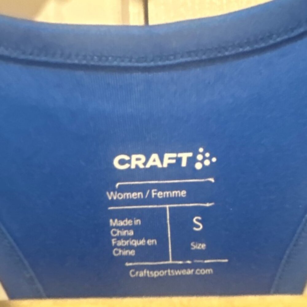 Craft Ragnar Blue Racer Back Tank Top - Picture 3 of 6